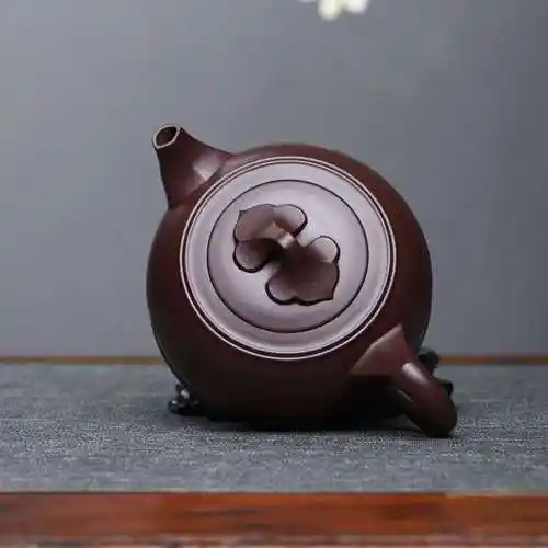 029 顾红莲 处处如意 原矿家藏老紫泥 紫砂壶