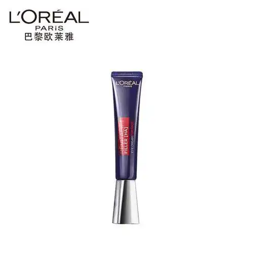 欧莱雅复颜玻尿酸水光充盈全脸淡纹眼霜紫熨斗全脸淡纹眼霜玻色因淡