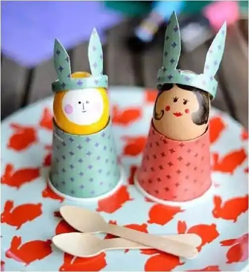 西妈爱玩一次性纸杯大变身