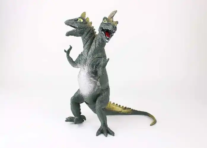 双头恐龙模型玩具 软胶发声怪兽仿真恐龙模型摆件礼物双头龙