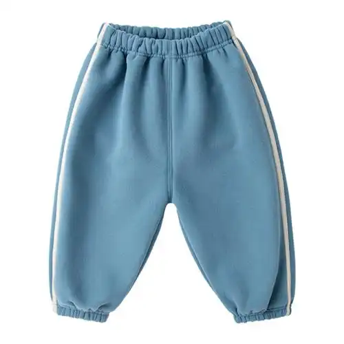 huayangtu女童运动裤加绒冬装洋气女宝宝裤子加厚儿童保暖裤小童长裤