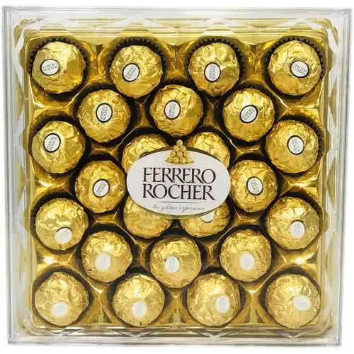 进口意大利费列罗巧克力24粒礼盒盒装女友正品情人果仁巧克力