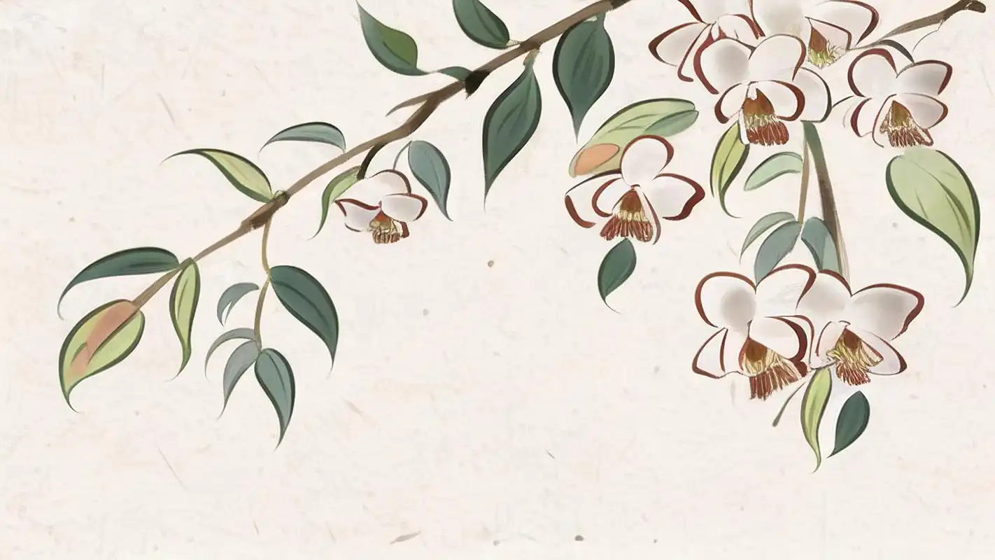 97古风兰花背景图,雅致之选94