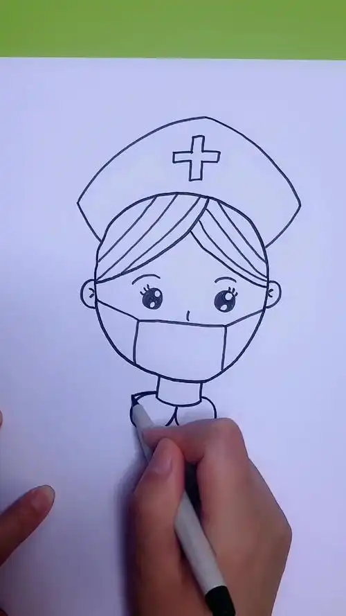 最最最简单的白衣天使怎么画?