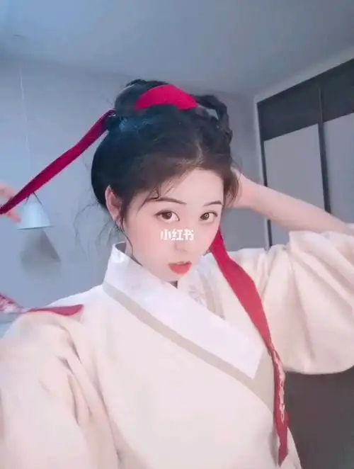 汉服发型教程之无发包中短发