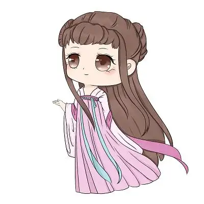 古风q版卡通少年人物原创插画元素古风q版元素古代人物古风q版卡通