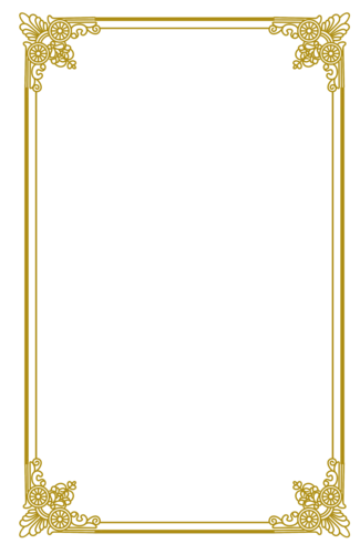 金色欧式简约古典框边图片
