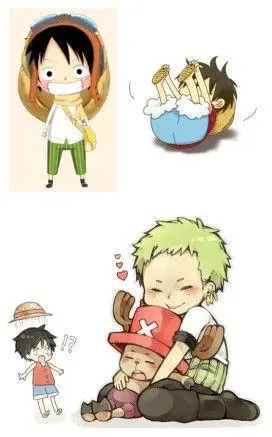 穿兔子装的路飞,哈哈