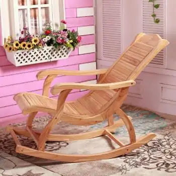 木摇椅阳台躺椅家用逍遥椅老人夏季午睡椅大人摇摇椅原