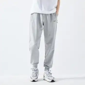 支持国货李·宁运动卫裤男生春秋夏季潮牌灰纯棉休闲裤子男宽松百搭