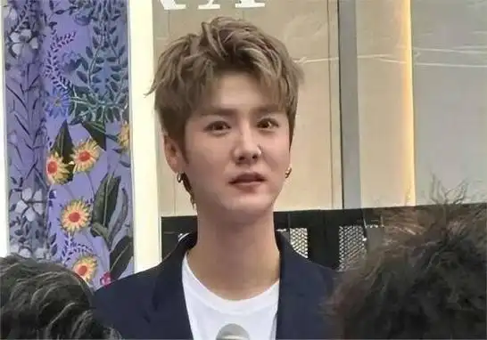 34岁鹿晗带货引热议,脸部肿胀,网友:撞脸65岁刘雪华