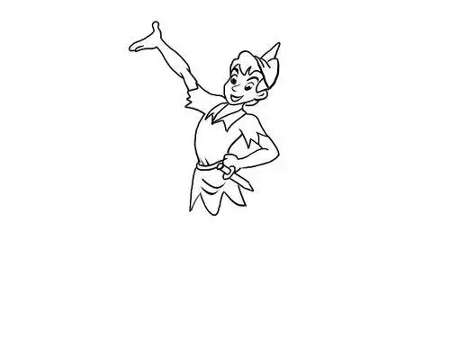 25钢铁小飞侠简笔画小飞侠彼得潘简笔画图片精选24彼得潘的样子简笔画