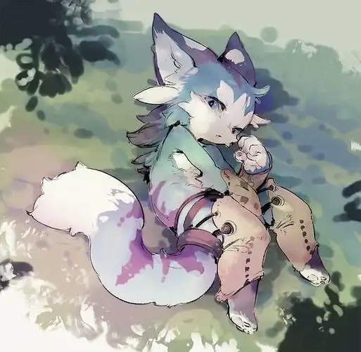 绘画插画   二次元动漫小动物拟人,又萌又可爱!