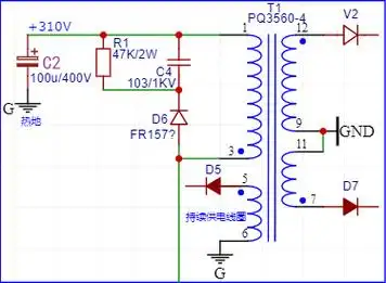 分享雅迪电动车60v充电器电路图,超详细分析工作原理