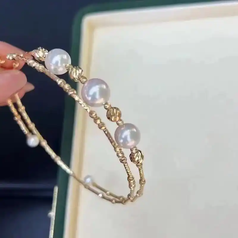 akoya海水珍珠手镯,满天星设计.akoya海水珍珠手镯, - 抖音