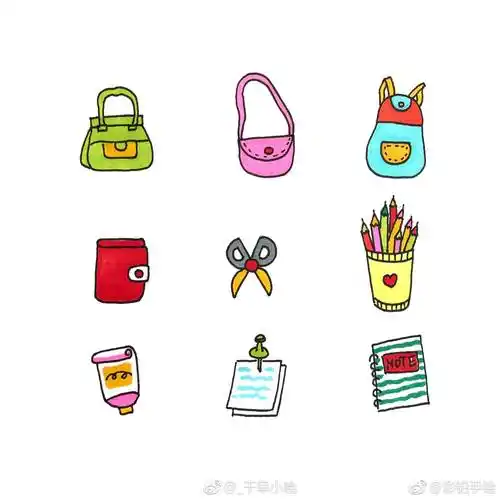 又画了一波小物件上色完成爱画画爱生活作者