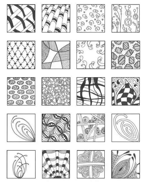 线描画纹理线条样式