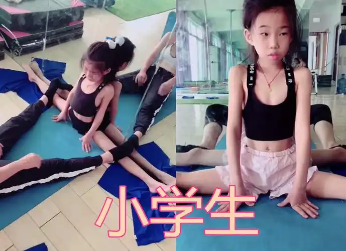 小学生"一字马"痛苦,初中地上有水,高中搞笑,看到大学:想进哥哥鱼塘