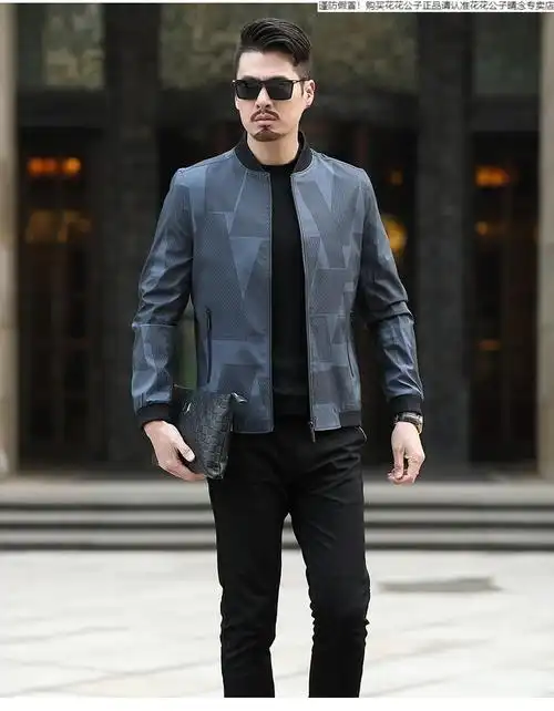 公子爸爸秋装男士外套30岁中年夹克35薄款40春秋季50成熟稳重上衣男装