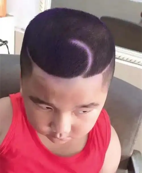 1一3岁短发男宝宝寸头酷炫帅气的男孩发型