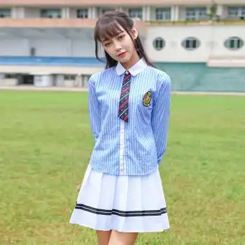 学院风班服校服套装中学生韩国夏季运动会开幕式毕业照校园服装女y 女
