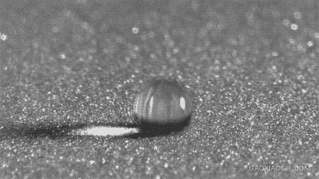 水滴到沙瞬间 - 其他gif动态图片 - 搞笑gif图片集【手机版】