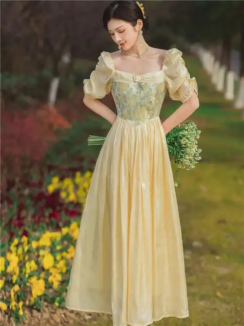 超仙甜美在逃公主裙