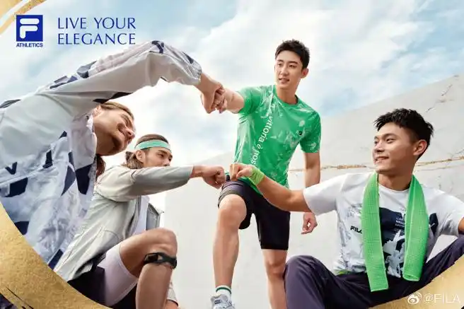 fila时尚运动代言人黄景瑜##fila glam-fitness