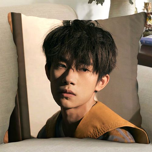 幻妆高档易烊千玺抱枕双面周边你一朵小红花人型公仔玩偶女生生日礼物