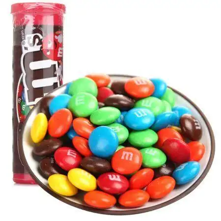 m&ms 牛奶巧克力豆 mm豆 30.6g3.9元