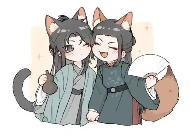 一些山河令 温周的q版图片.