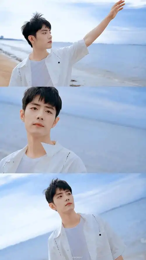 肖战##肖战海边大片花絮