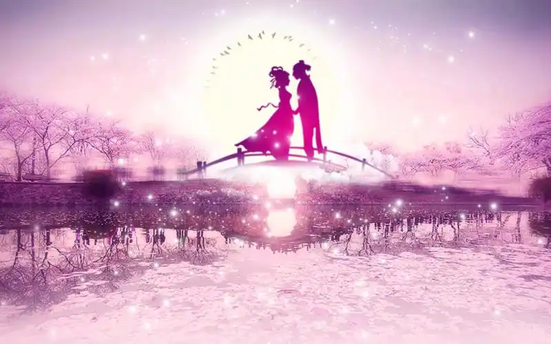 七夕,情人节,节庆,七夕,电脑壁纸,壁纸七夕牛郎织女鹊桥相会