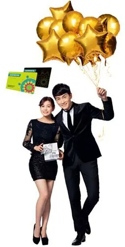 屈臣氏会员卡代言人陈妍希,郑元畅