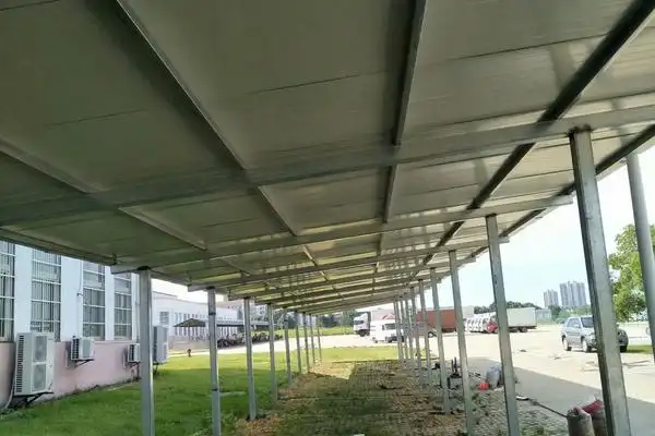 南昌停车雨棚 彩钢瓦 阁楼定做安装