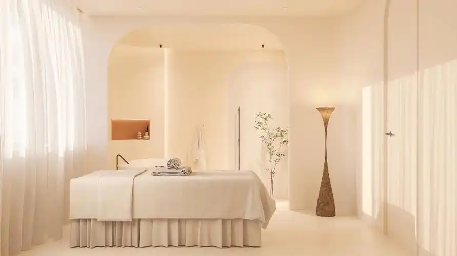 奶油皮肤管理中心设计明媚温柔