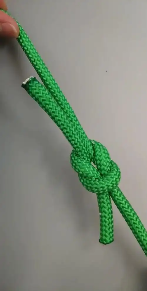 双向平结的打结方法