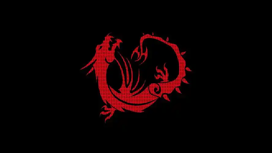 黑色背景简约图案桌面壁纸