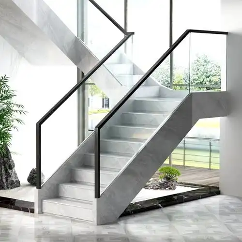 商场车站楼梯扶手护栏 别墅户外阳台玻璃栏杆￥40