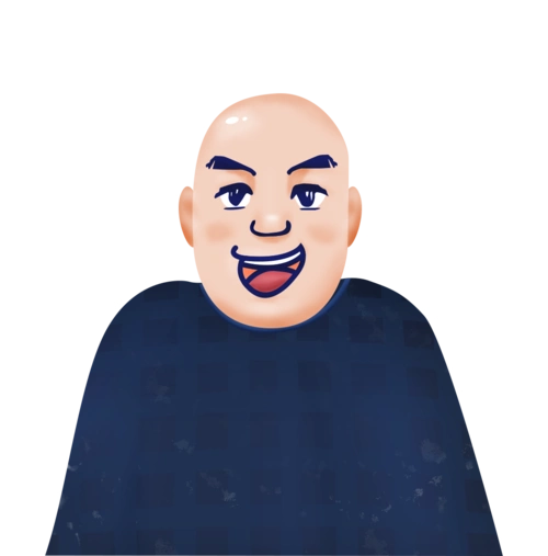 我帮光头拉风龙设计了个超帅发型