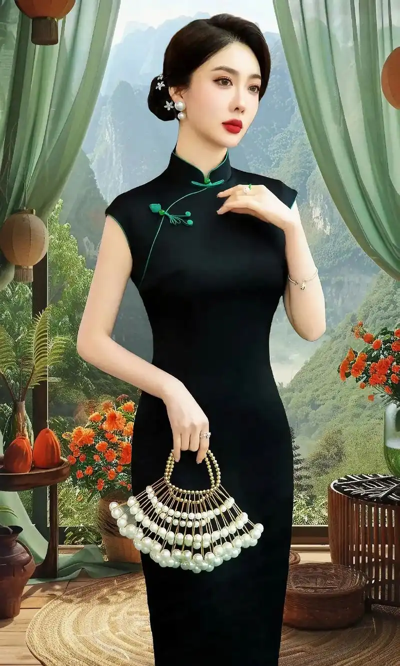 时尚中国风美翻全场,美美哒旗袍,迷人复古