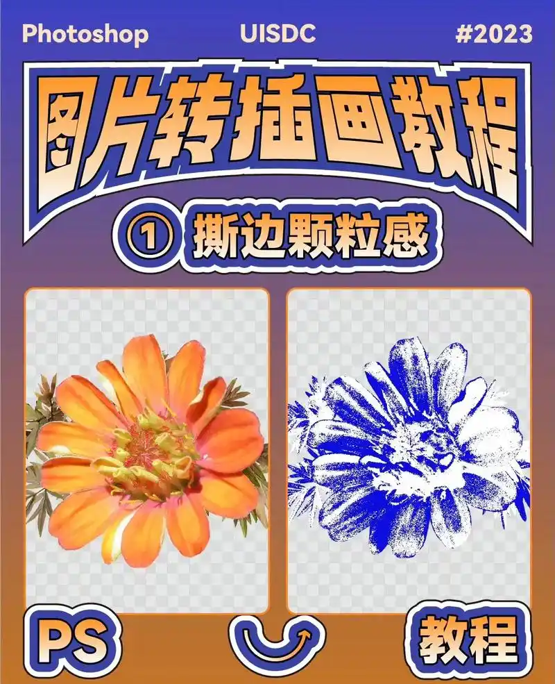 ps图片转插画教程.#平面设计无处不在 #设计分享 #海报设 - 抖音