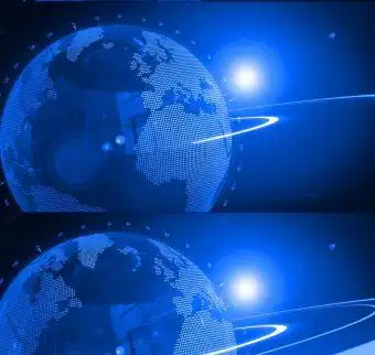 新闻背景视频蓝色新闻联播新闻片头视频地球连线新闻联播新闻片头红色