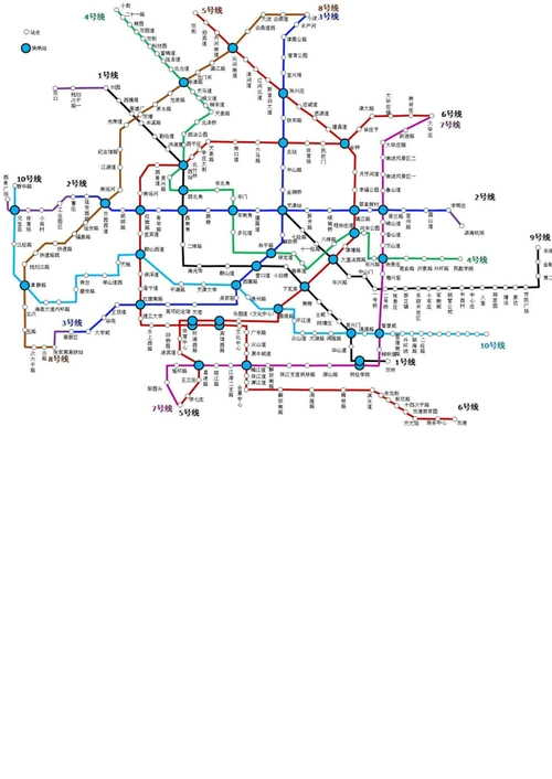 天津地铁规划图(全)