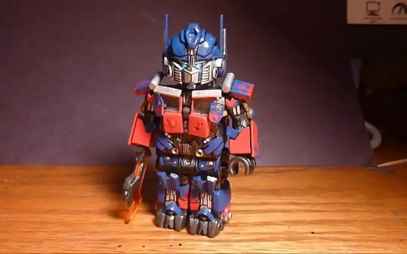 变形金刚乐高moc2007年真人电影版擎天柱人仔