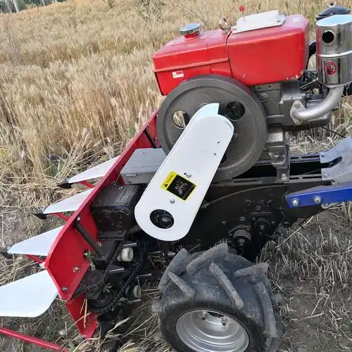 双分离桑麻收割机四轮单高益母草收割机