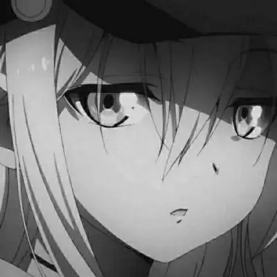 黑白风二次元少女头像大全_动漫风可爱少女头像大全_72qq网