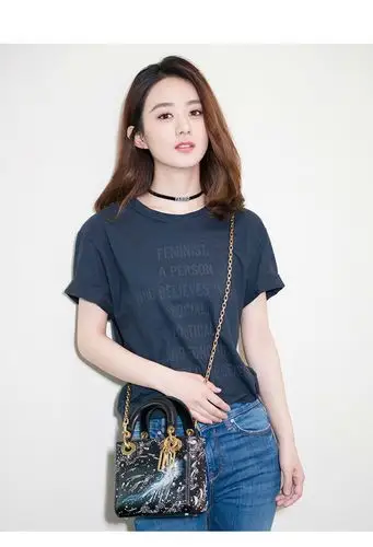 8949#2018春夏新款赵丽颖明星同款衣服字母印花显瘦宽松短袖t恤女