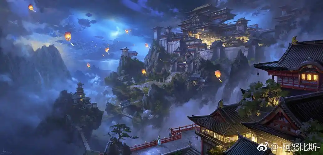 古风建筑 古代场景