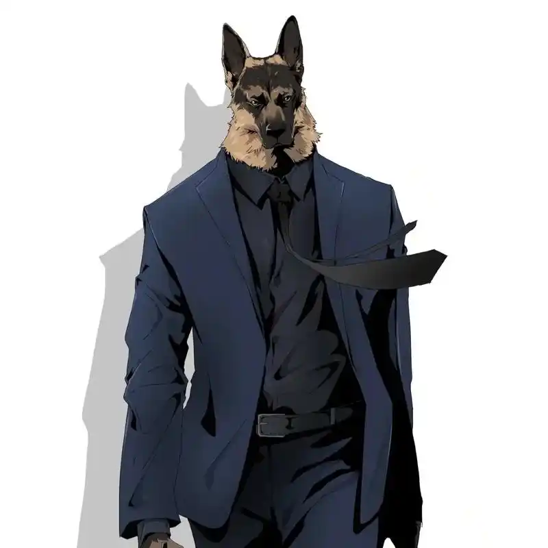 网图侵权即删 #头像#西装兽头  - 抖音